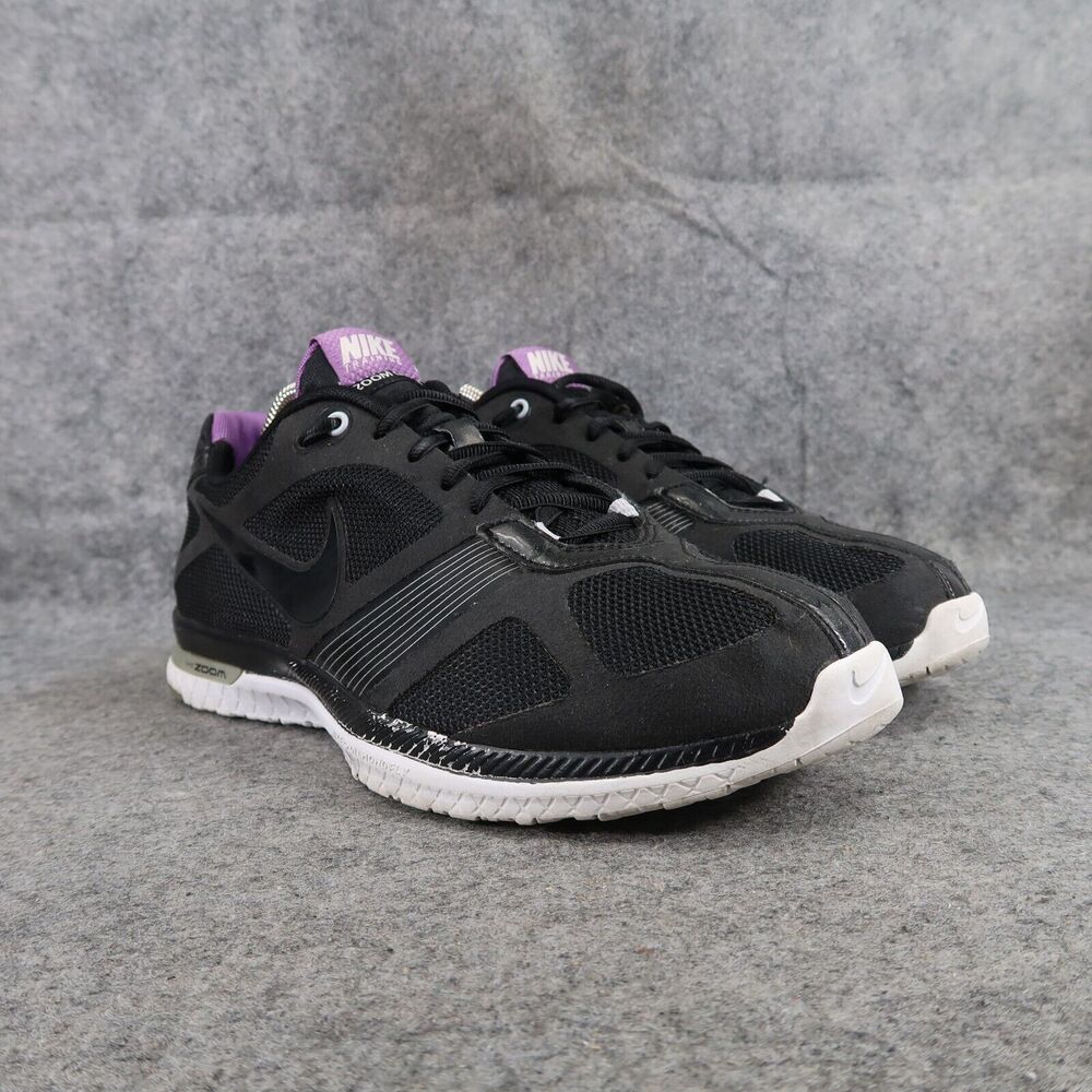 Nike Shoes Womens 9.5 Athletic Trainers Running Zoom Quick Black Sneakers Active